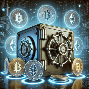 A Ledger Nano X hardware wallet for securing Bitcoin and Ethereum